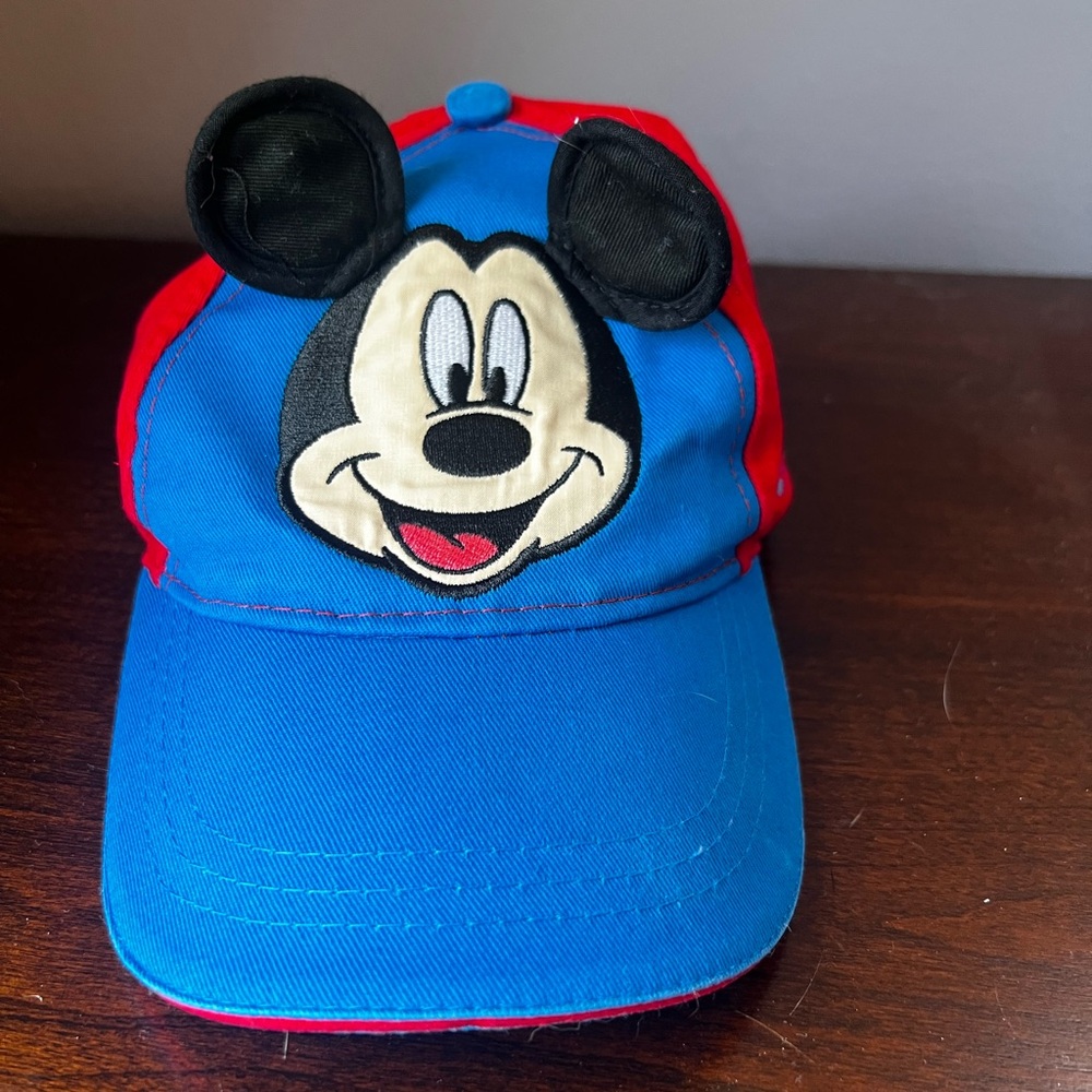 Disney Mickey Mouse Caps in Black and Blue for Kids Bundle GUC - Picture 2 of 11